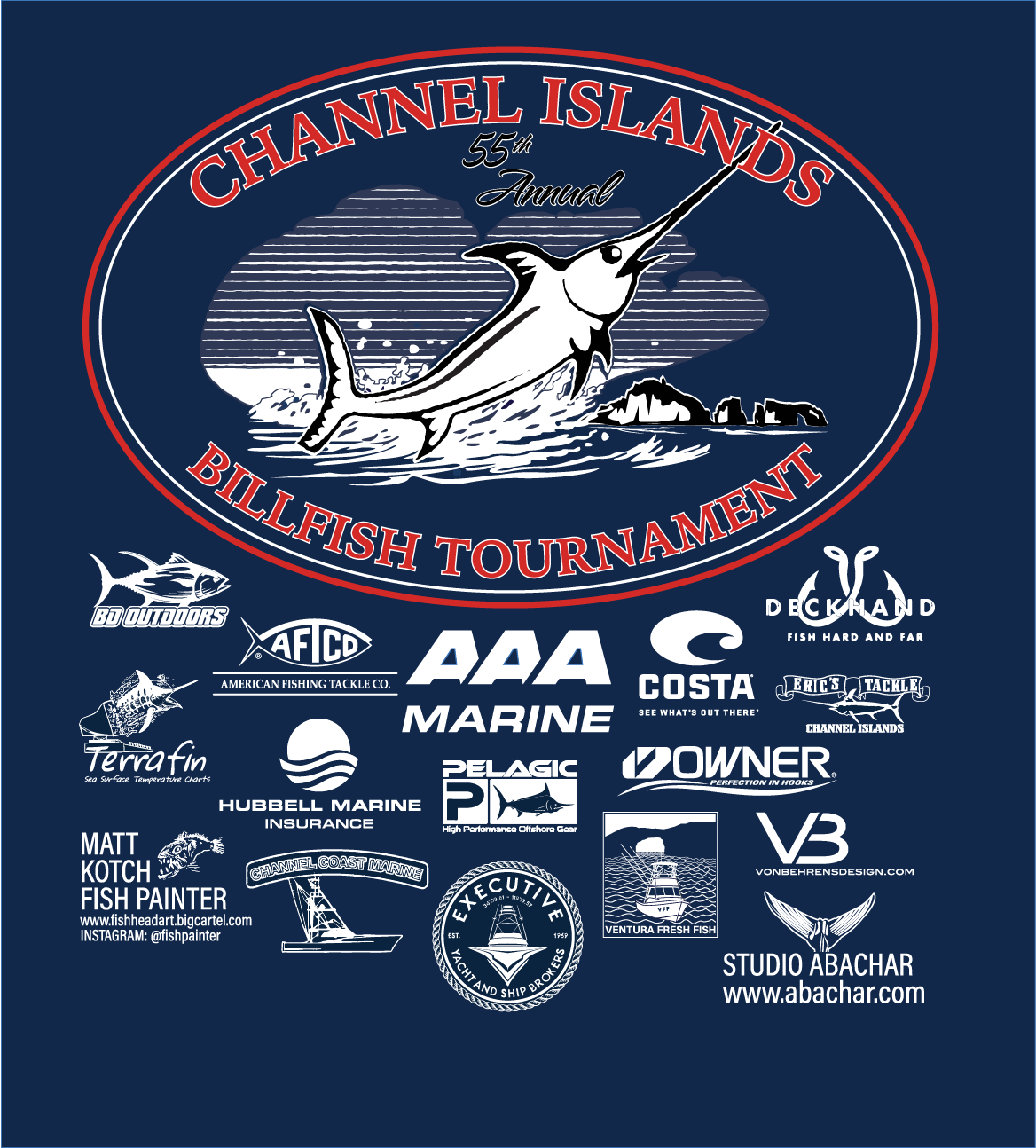 Channel Islands Billfish Tournament 55th Annual Sponsors